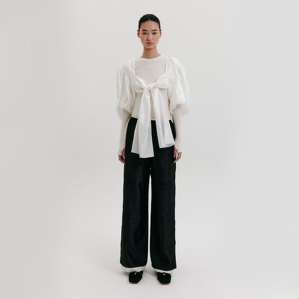 EENK Wide Straight Pants - Black