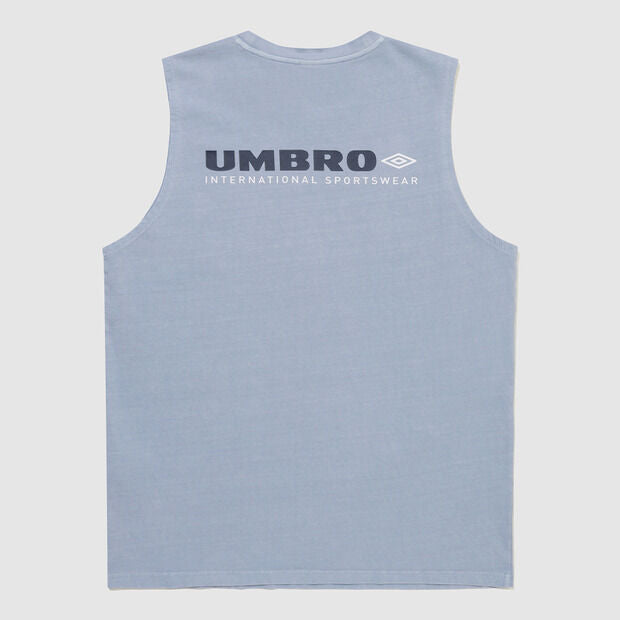 UMBRO Pigment Dying Big Logo Sleeveless Blue (UQ321CSL72)