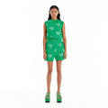 EENK UENNY Jacquard Knit Shorts - Green