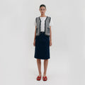 EENK Mid-Length Skirt - Navy
