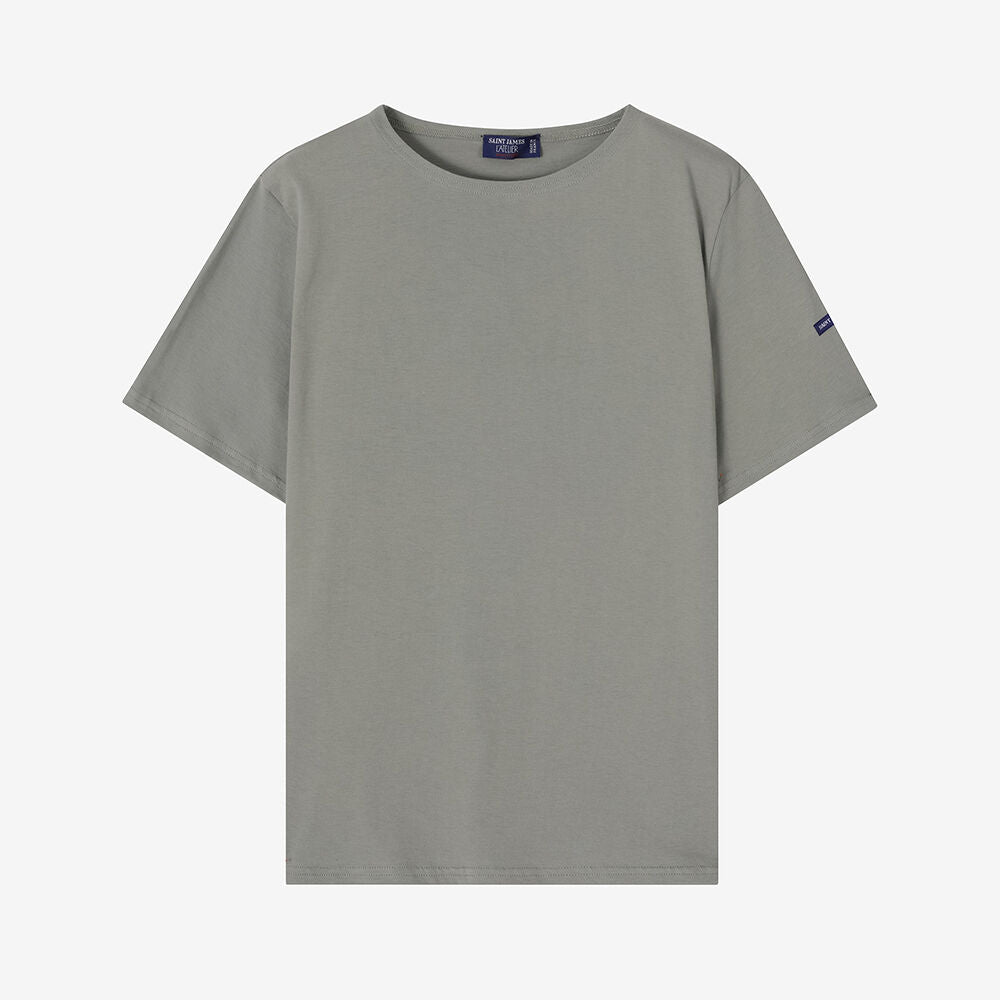 SAINT JAMES [Season Off] Levain 18 Solid Round Neck Short Sleeve T-Shirt (040) ASJM2613511-040