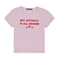RoséFrantz Star Lettering T-shirt [Pink]