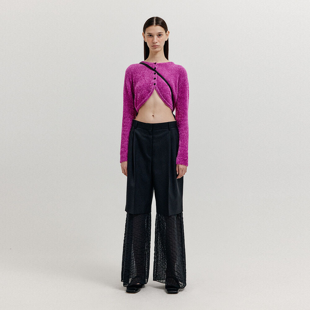 EENK XUYU Two-Tuck Pants - Black