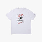 diadora Vintage graphic cotton poly short sleeve t-shirt WHITE