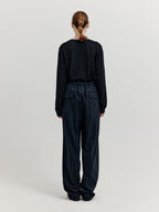 EENK XIELX Classic Pants - Navy/Grey Stripe
