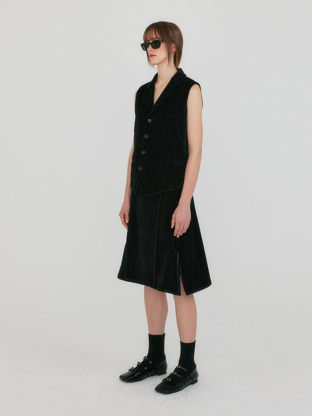 EENK ZULIAL Midi Wrap Skrit - Black