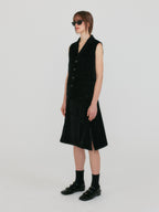 EENK ZULIAL Midi Wrap Skrit - Black