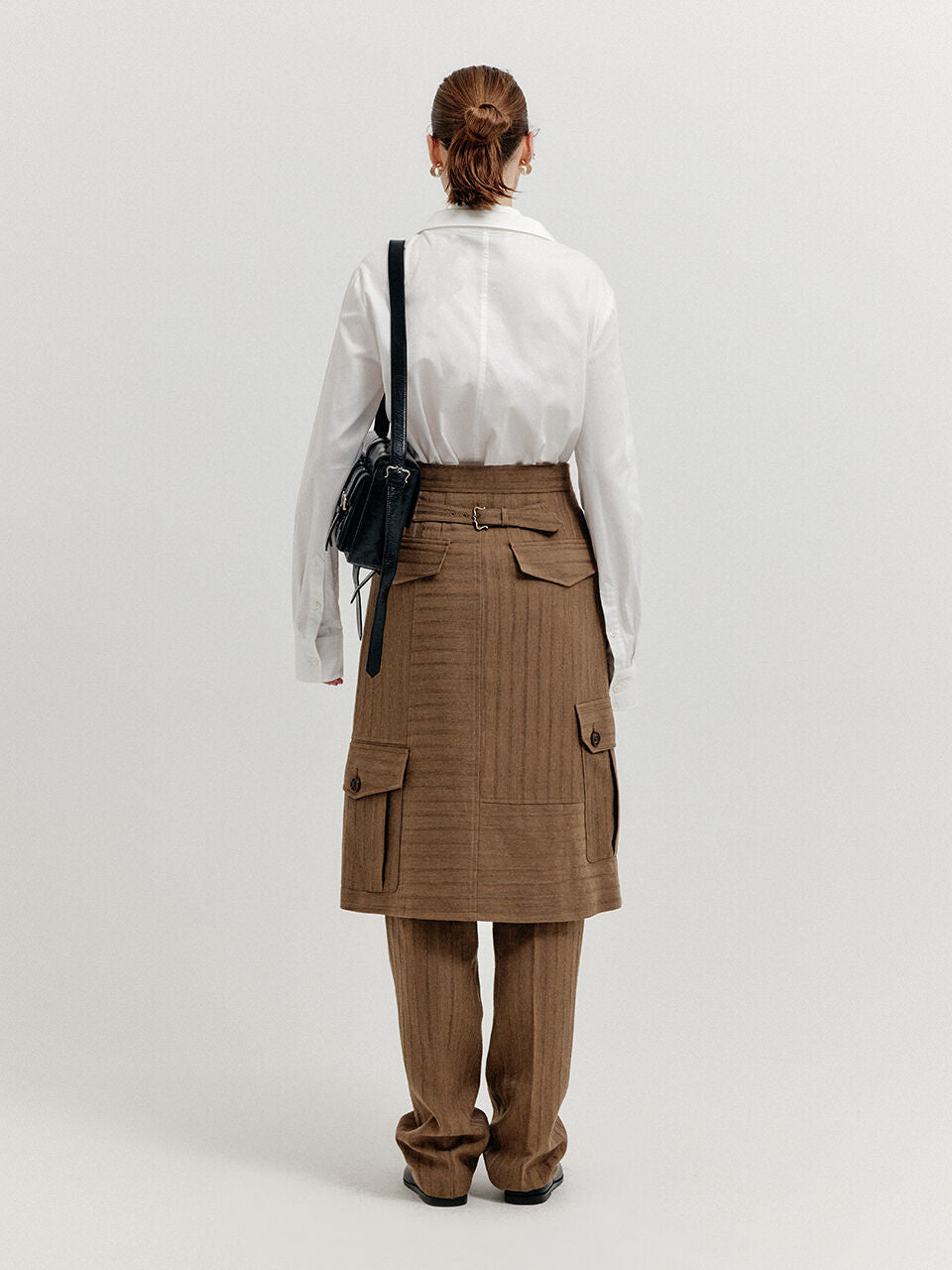 EENK EENK Cargo Wrap Skirt - Camel
