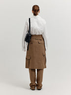 EENK EENK Cargo Wrap Skirt - Camel