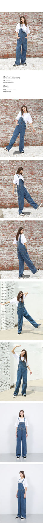 WAAR WAAR Denim Wide Overall Pants