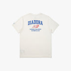 diadora Performance Running Mesh Short Sleeve T-Shirt OFF WHITE