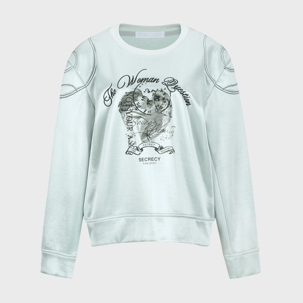 YCH SIGNATURE DETAIL TOP MINT (W24TS11021MT)