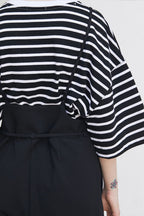 ariff low overall pants_BLACK