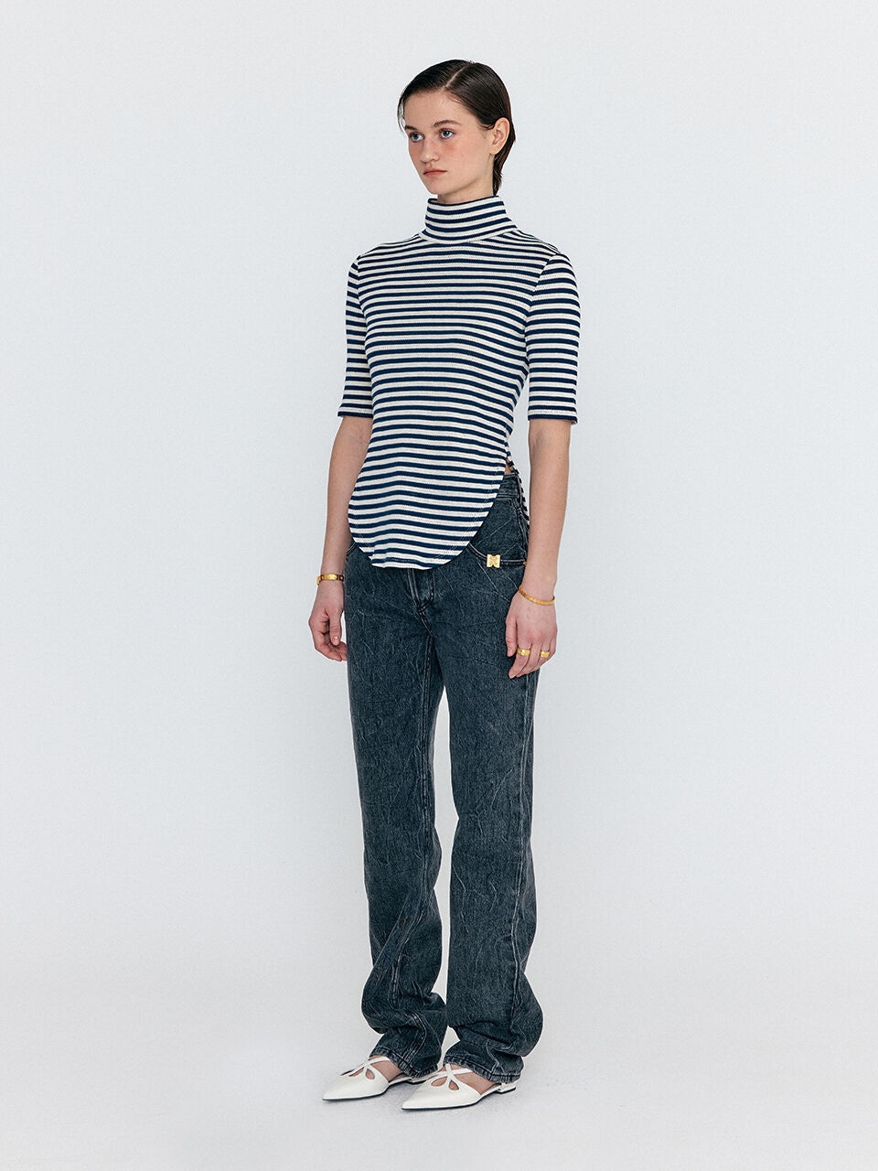 EENK EENK WENIM Classic Denim Pants - Grey