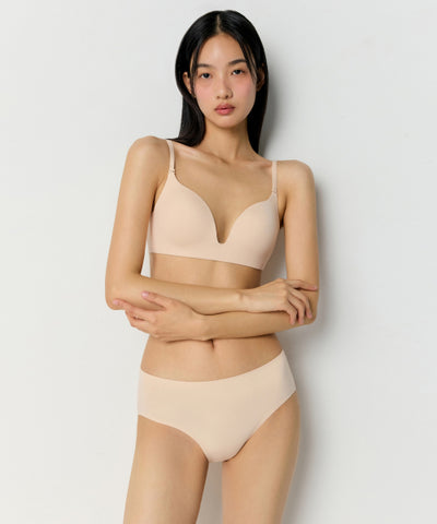MUSINSA STANDARD WOMAN Women's Wireless Bra Light Beige