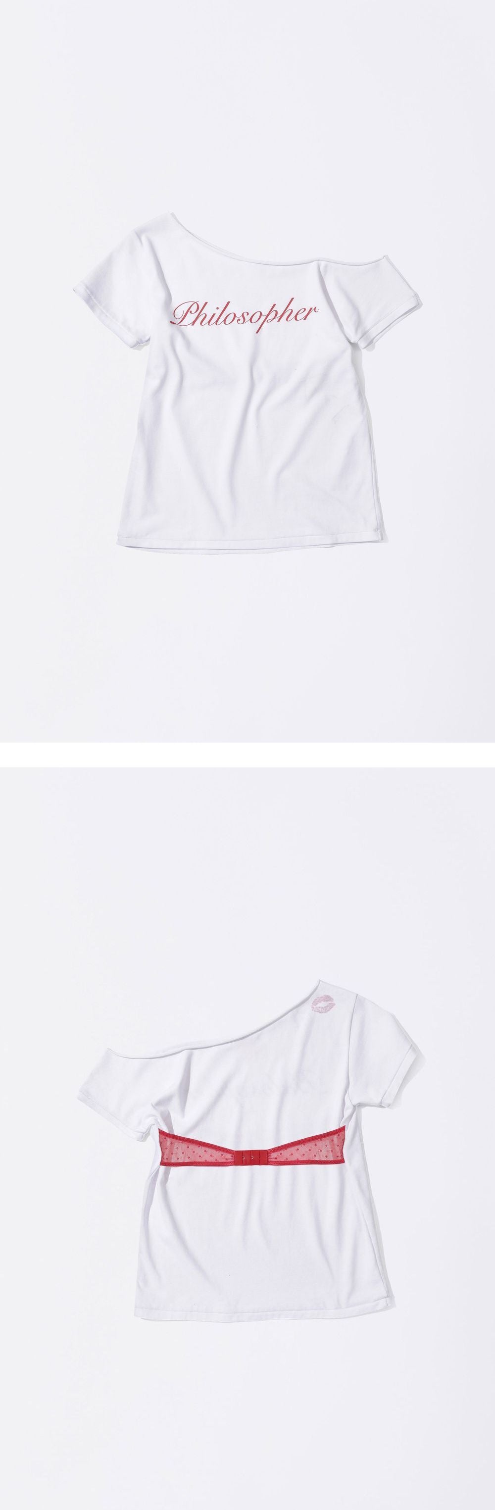 SCULPTOR Hook Me Up Layered Tee White