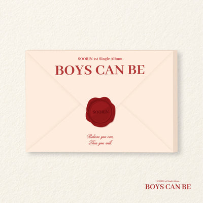 SOORIN - 1st Single Album [Boys Can Be]