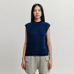 EENK EENK XET One-Pocket Knit Vest - Navy