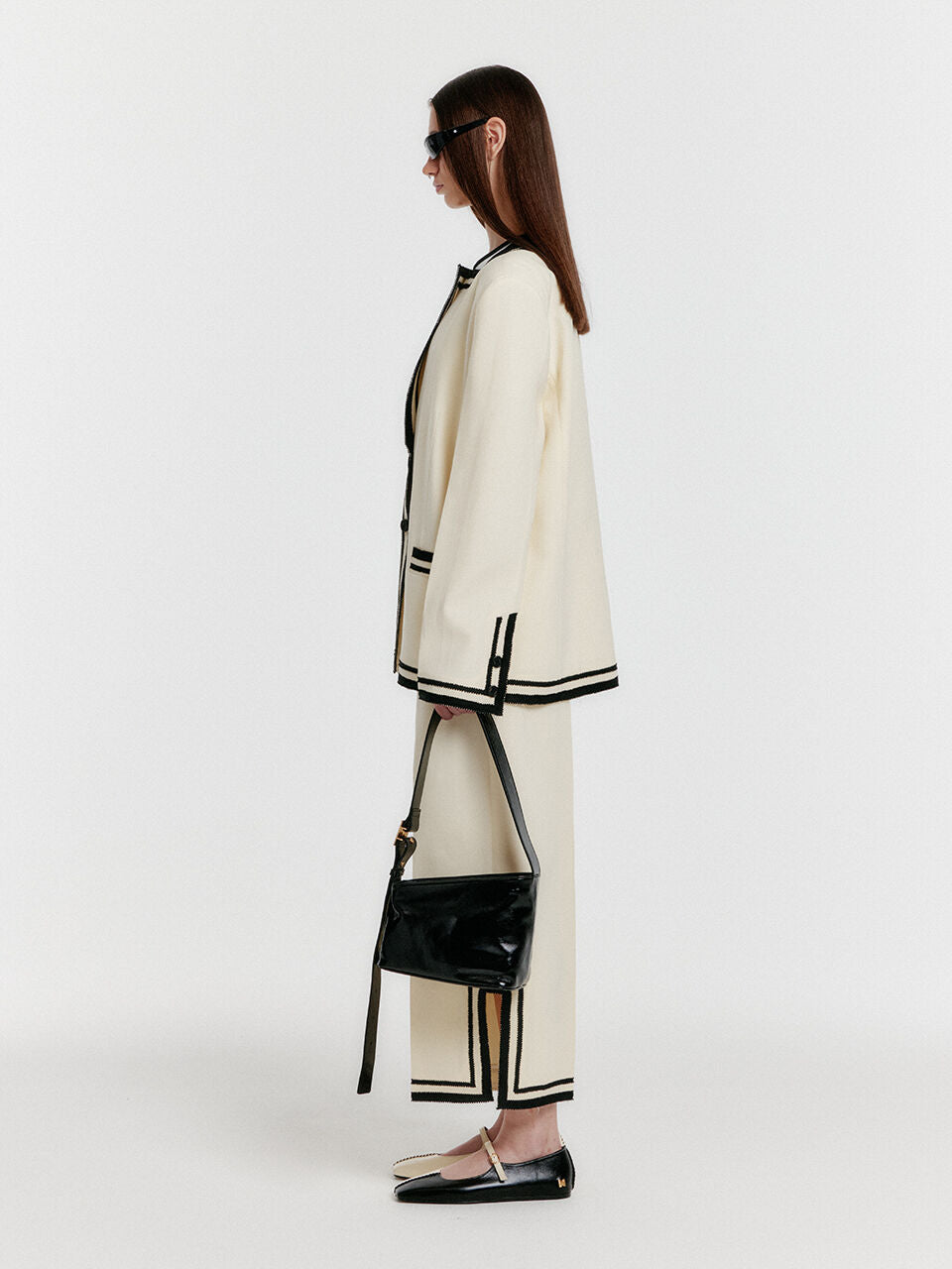 EENK EENK YINTANA Contrast Jacket - Ivory