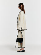 EENK EENK YINTANA Contrast Jacket - Ivory