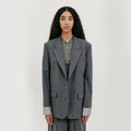 EENK Single-Breasted Blazer - Grey
