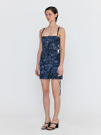 EENK WEBRIA Bustier Mini Dress - Purple Multi