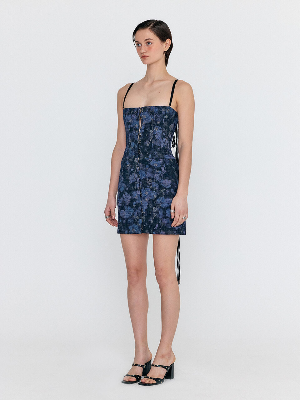 EENK WEBRIA Bustier Mini Dress - Purple Multi
