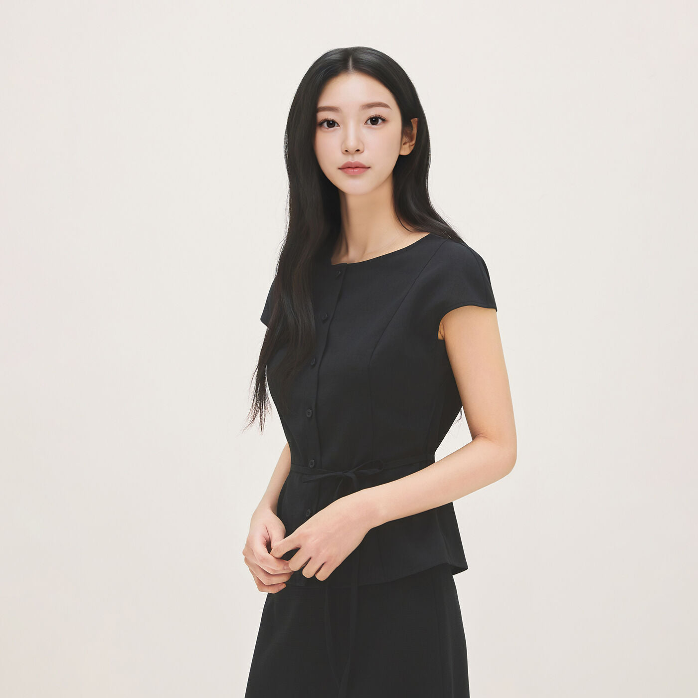ROEM Cap sleeve blouse RMBLG25R12
