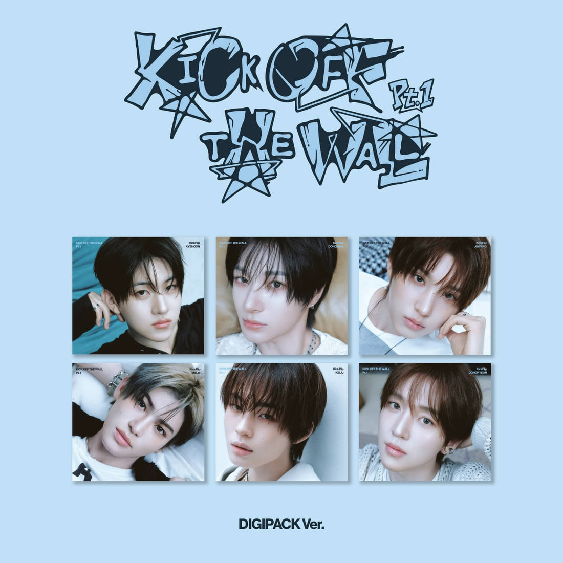 KickFlip - 5th Mini Album [KICK OFF THE WALL Pt.1] (DIGIPACK Ver.)(6 Types Set)