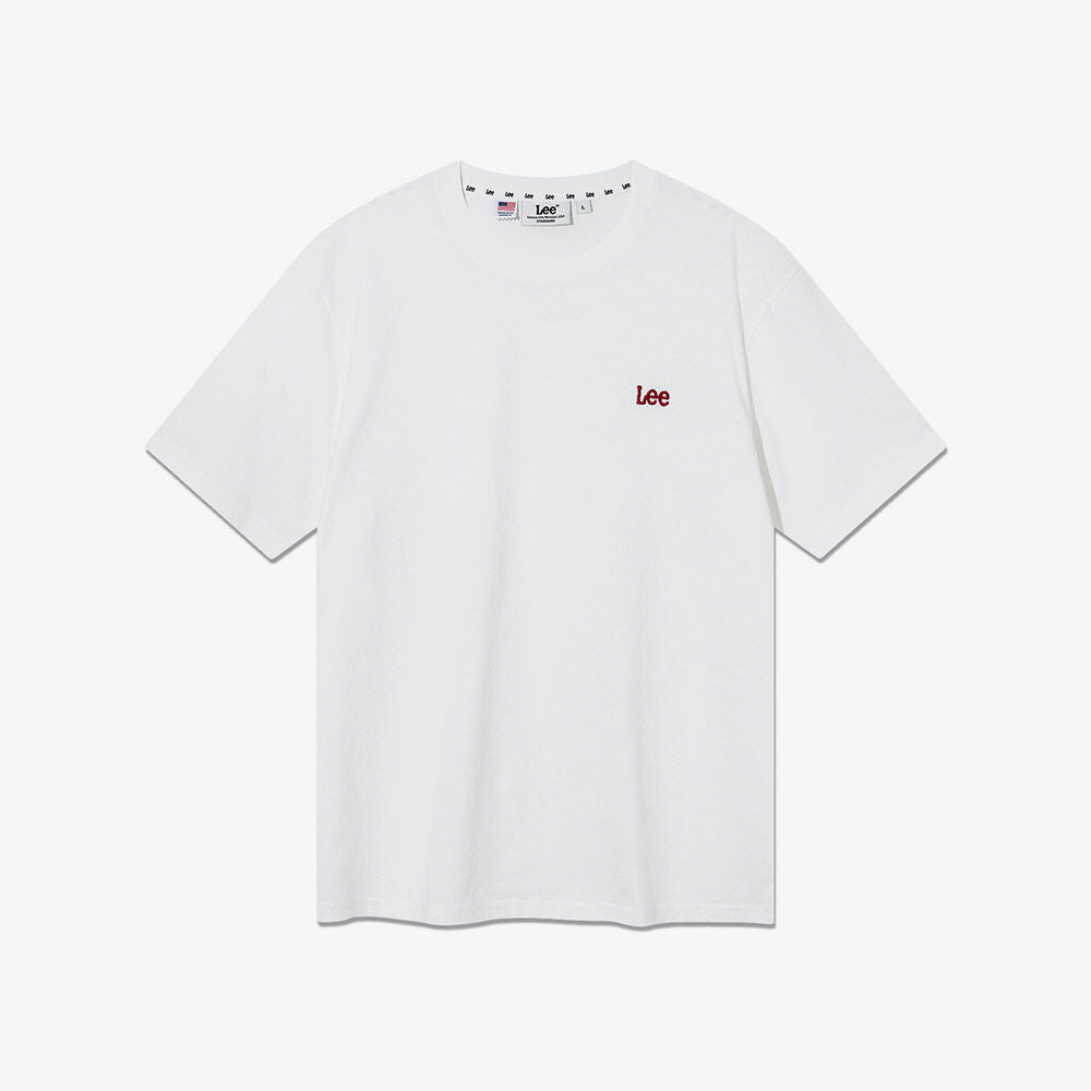 Lee Small Twitch Logo Short Sleeve T-Shirt White