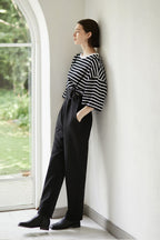 ariff low overall pants_BLACK