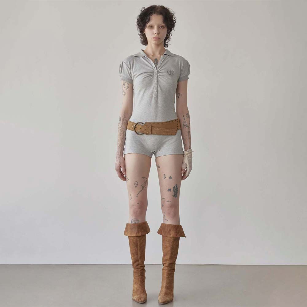SCULPTOR SCULPTOR Jumpsuit Melange Gray