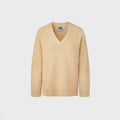 EENK Logo Jacquard Knit Pullover - Beige