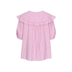 OLIVE DES OLIVE Ruffle collar embroidery blouse OW5XB4160
