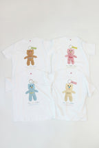 SINOON NOONI Bear Keyring T-Shirt (Sorbet Pink)