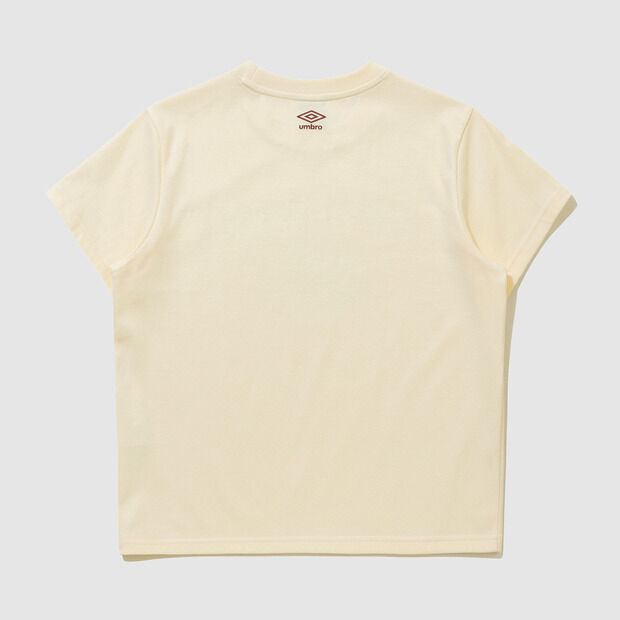 UMBRO Beach Club Arch Lettering Graphic Short Sleeve T-Shirt Ivory (UQ223CRS51)