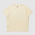 UMBRO Beach Club Arch Lettering Graphic Short Sleeve T-Shirt Ivory (UQ223CRS51)