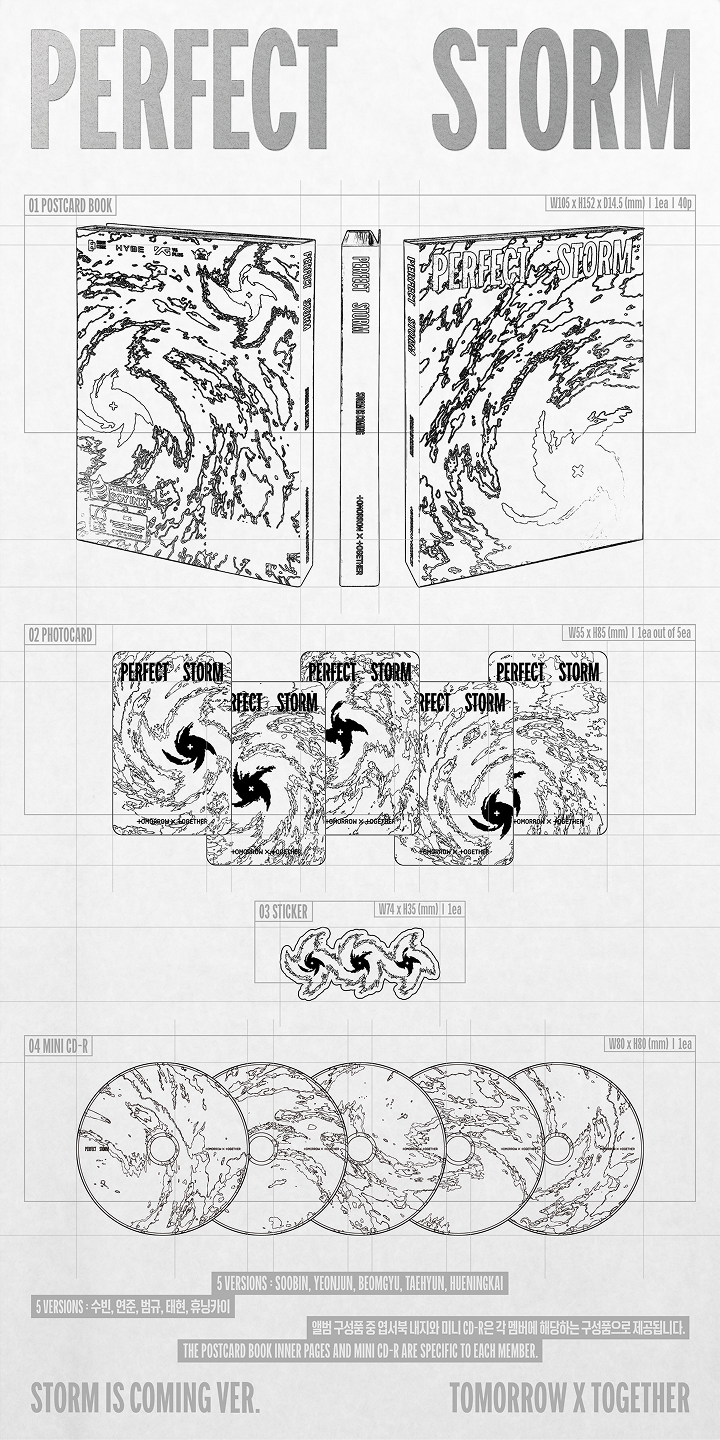 9th Mini Album 'PERFECT STORM (STORM IS COMING Ver.)' (Set) detail 3