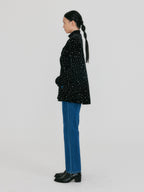 EENK ZUIEL Wide Lapel Jacket - Jazzy Black