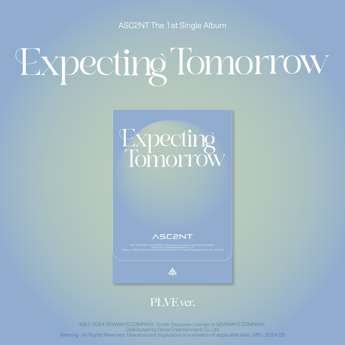 ASC2NT - 1st Single Album [Expecting Tomorrow] (PLVE ver.)