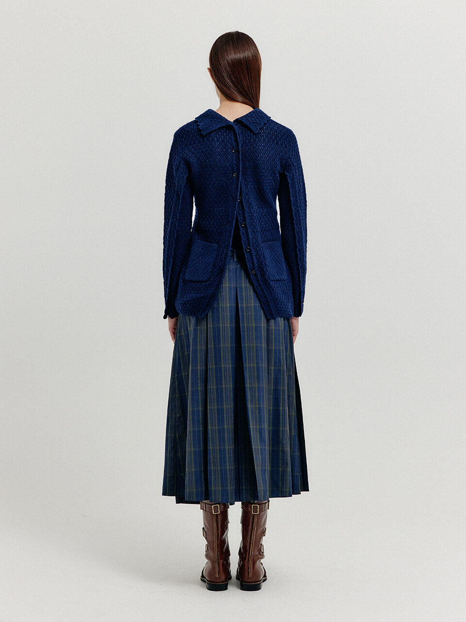EENK XELTS Pocket Knit Shirt - Navy