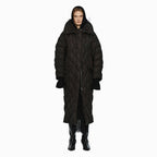 YCH QUILTED LONG PADDING BLACK (W24OT0091BK)