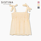 SISTINA Check banding sleeveless blouse_AWWBLQ21180