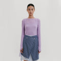EENK Rib Jersey T-shirt - Lavender