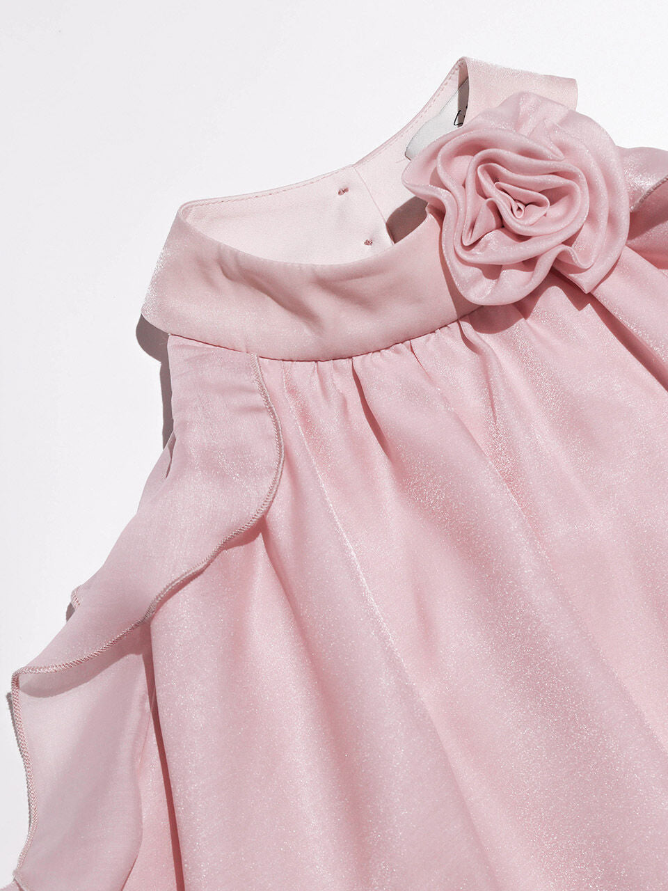 sincethen Peach pink halterneck blouse