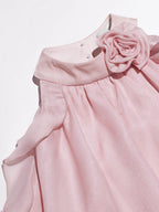 sincethen Peach pink halterneck blouse