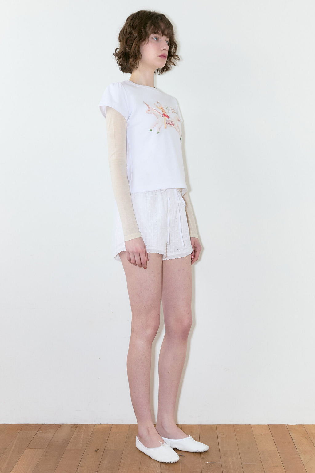 SINOON Unicorn Puff T-Shirt (White)