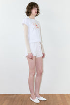 SINOON Unicorn Puff T-Shirt (White)