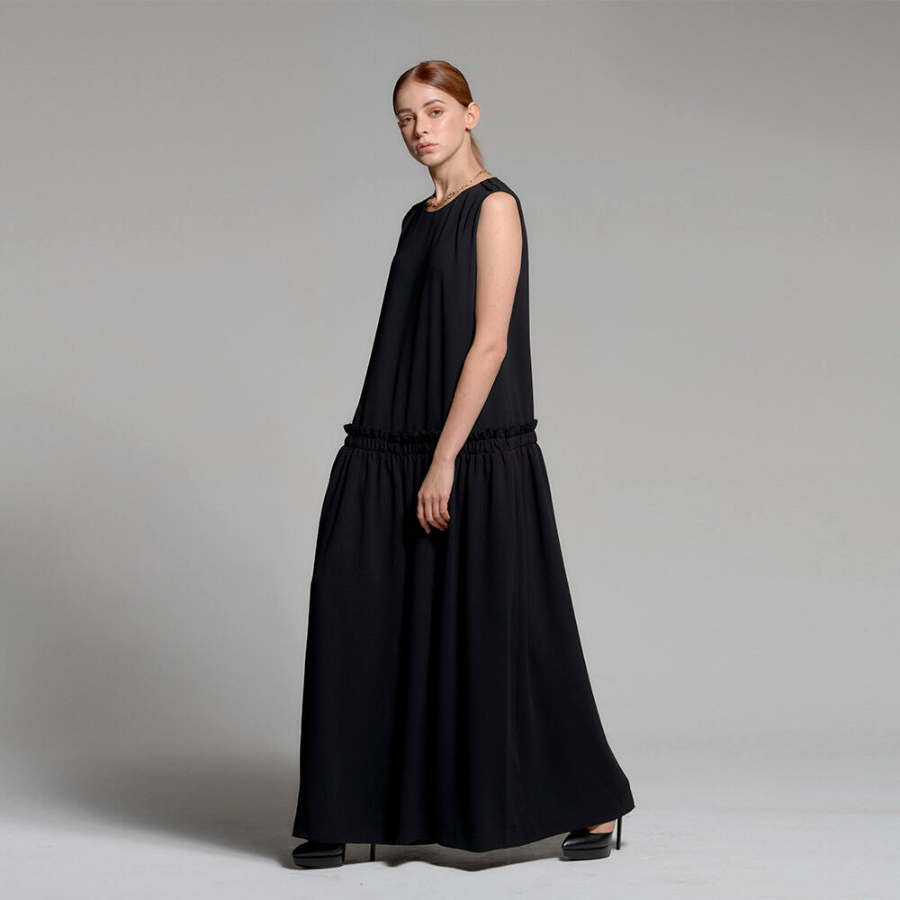 SOMETHING GOOD SHIRRING JUMP SUIT