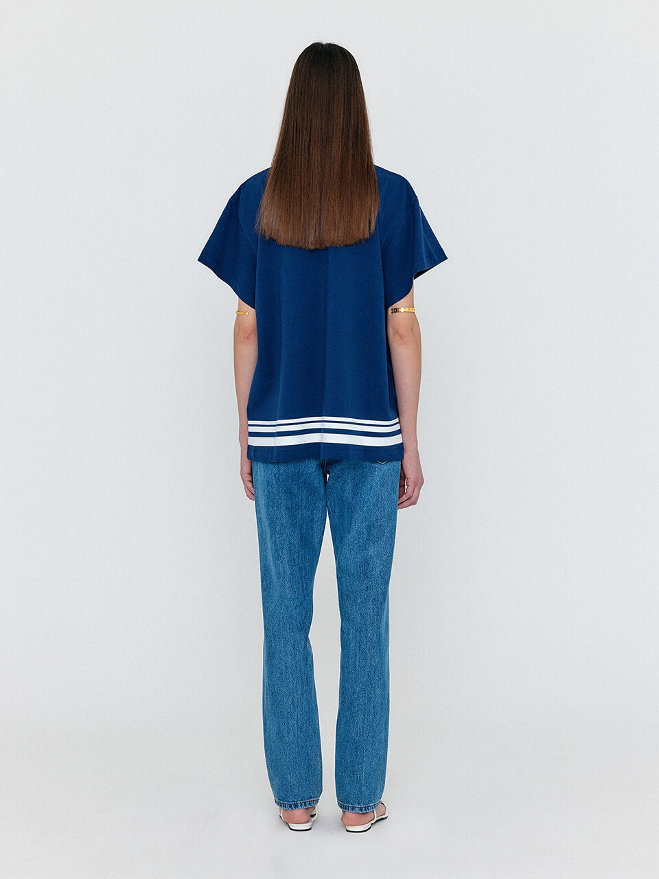 EENK WACKY Oversized Graphic T-Shirt - Navy